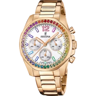 orologio festina rainbow con cinturino in acciaio